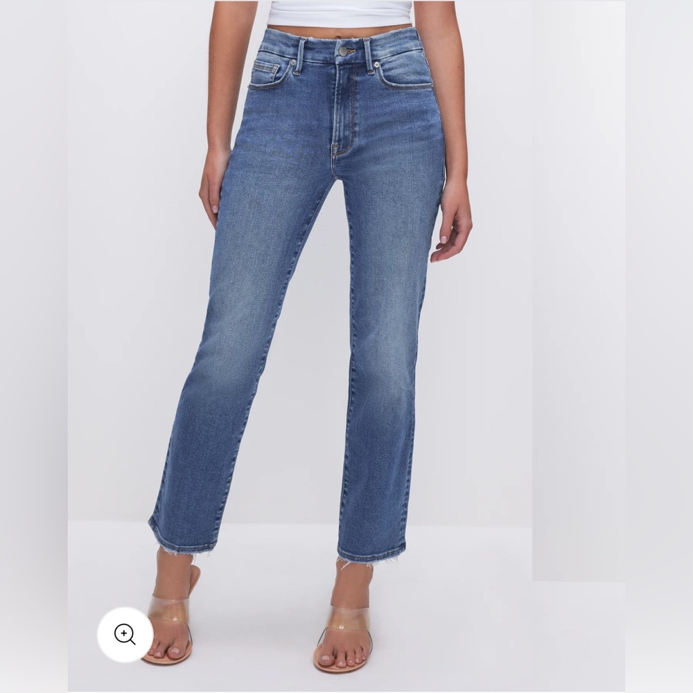 NWT Good American Good Legs Straight Denim Jeans Size 10